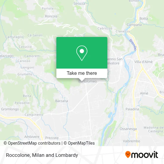 Roccolone map