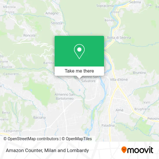 Amazon Counter map