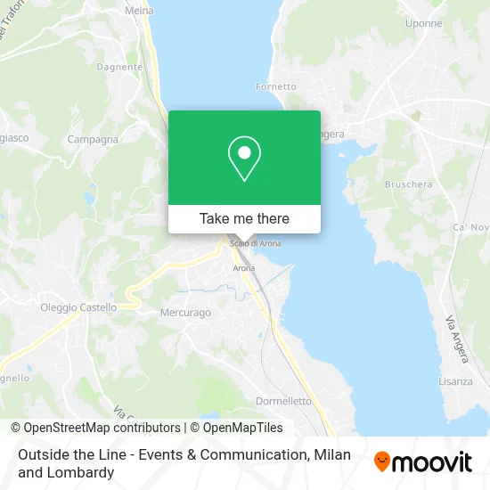 Outside the Line - Events & Communication map