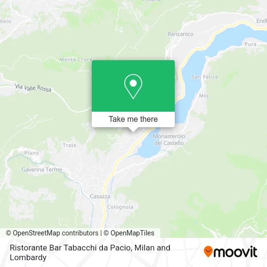 Ristorante Bar Tabacchi da Pacio map
