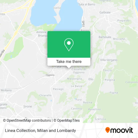 Linea Collection map