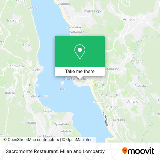 Sacromonte Restaurant map