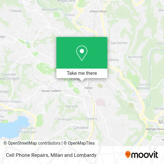 Cell Phone Repairs map