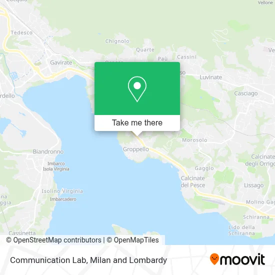 Communication Lab map