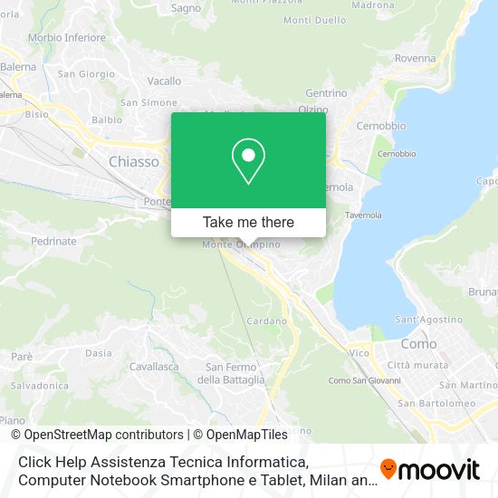 Click Help Assistenza Tecnica Informatica, Computer Notebook Smartphone e Tablet map