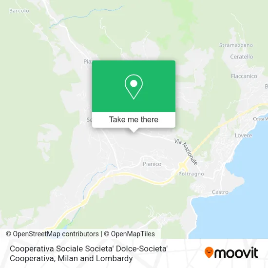 Cooperativa Sociale Societa' Dolce-Societa' Cooperativa map