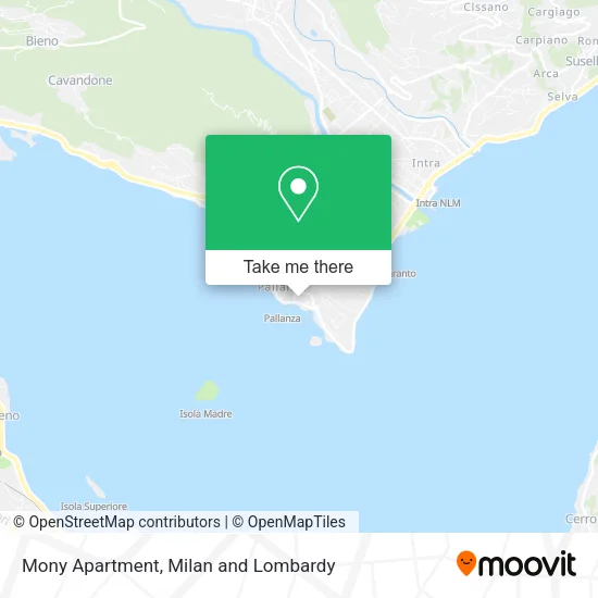 Mony Apartment map