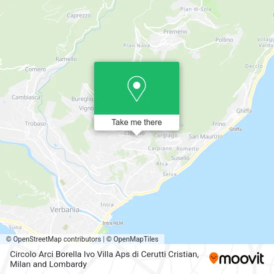 Circolo Arci Borella Ivo Villa Aps di Cerutti Cristian map