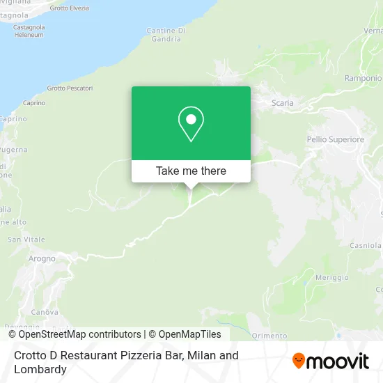 Crotto D Restaurant Pizzeria Bar map