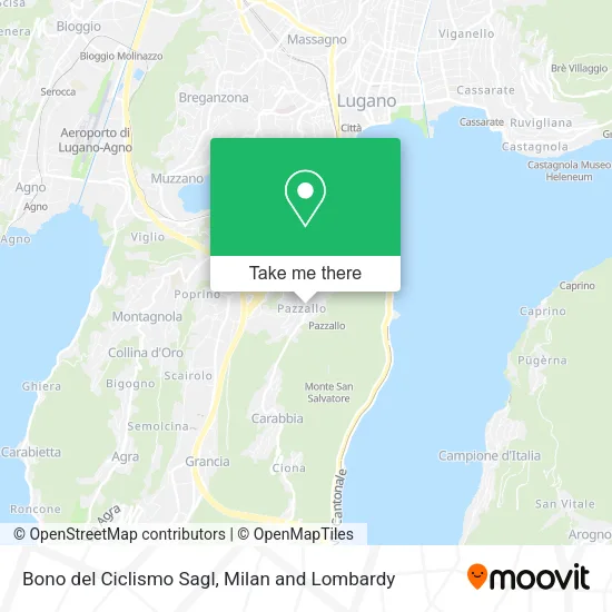 Bono del Ciclismo Sagl map