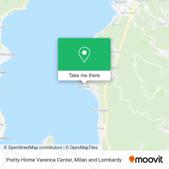 Pretty Home Varenna Center map