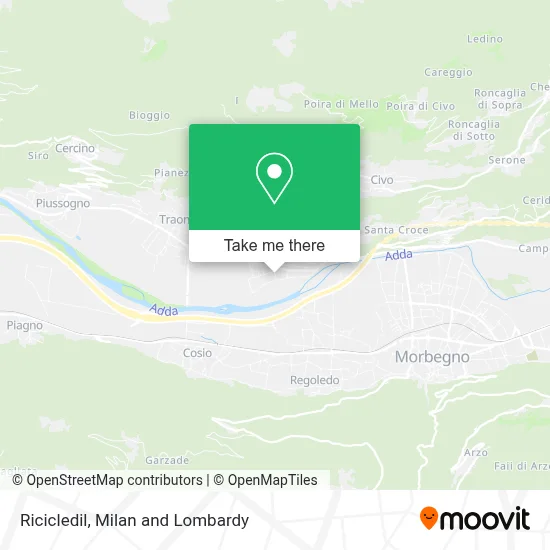 Ricicledil map