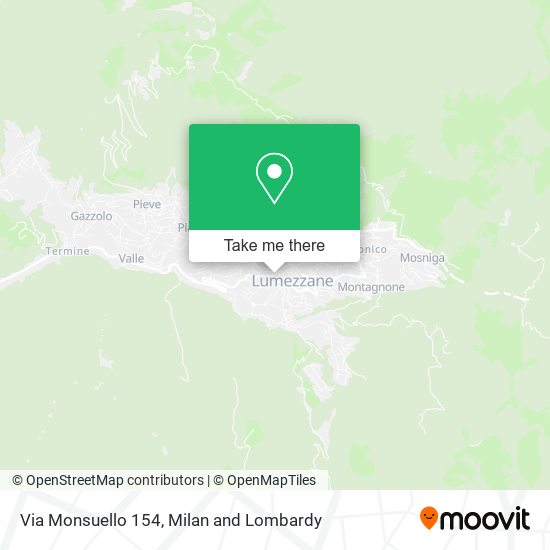 Via Monsuello 154 map