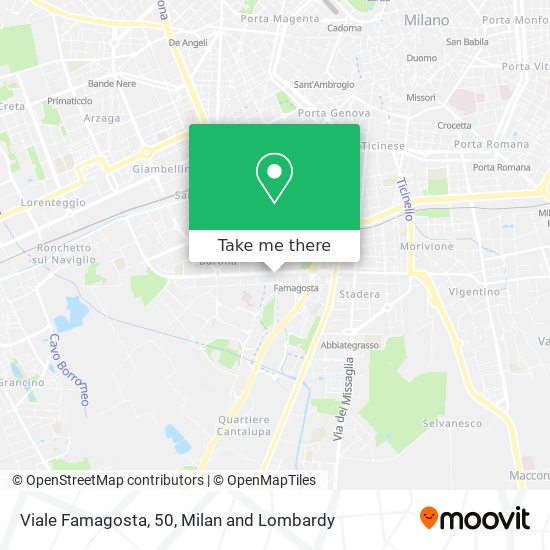 Viale Famagosta, 50 map