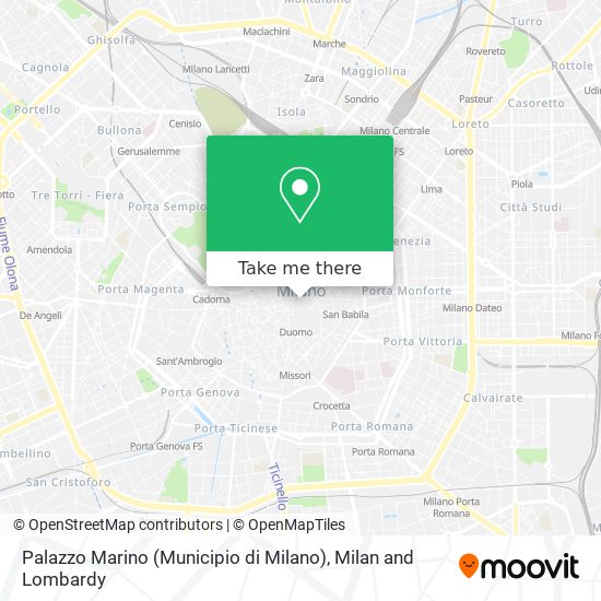 Palazzo Marino (Municipio di Milano) map