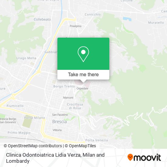 Clinica Odontoiatrica Lidia Verza map