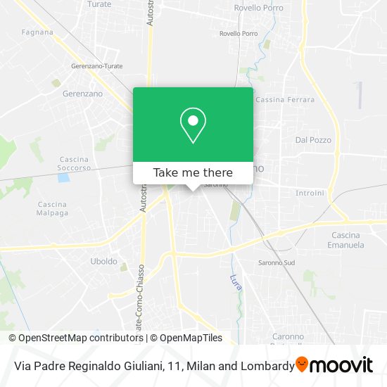 Via Padre Reginaldo Giuliani, 11 map