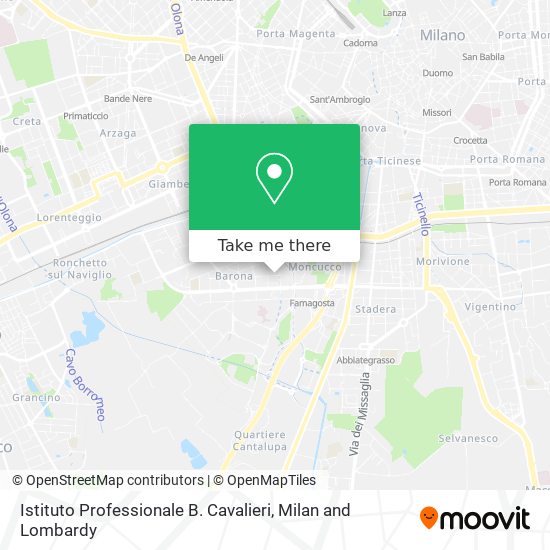 Istituto Professionale B. Cavalieri map