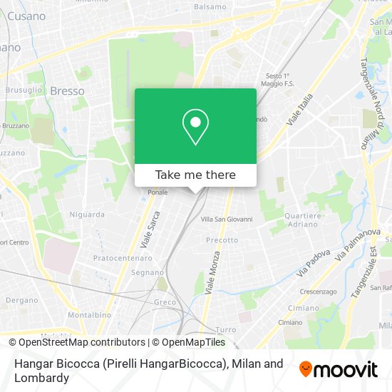 Hangar Bicocca (Pirelli HangarBicocca) map