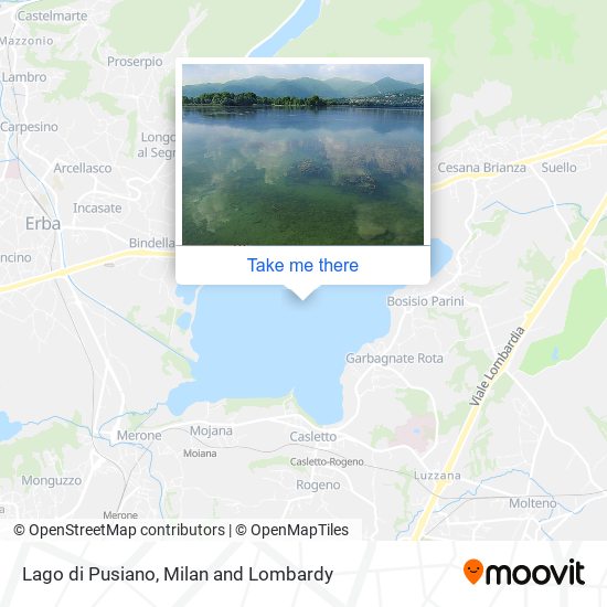 Lago di Pusiano map