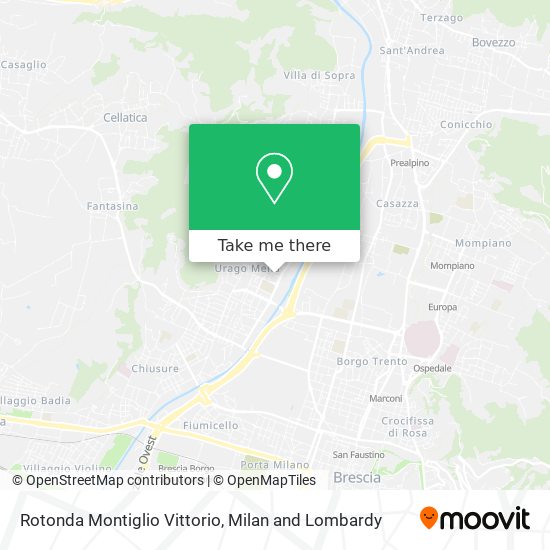 Rotonda Montiglio Vittorio map