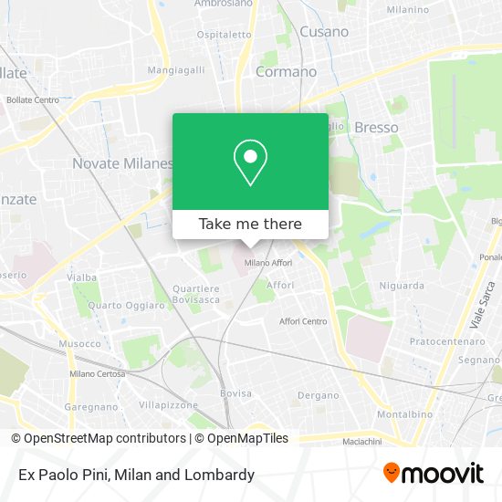 Ex Paolo Pini map