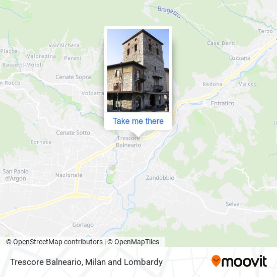 Trescore Balneario map