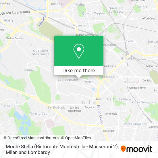 Monte Stella (Ristorante Montestella - Masseroni 2) map