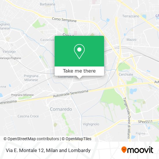 Via E. Montale 12 map