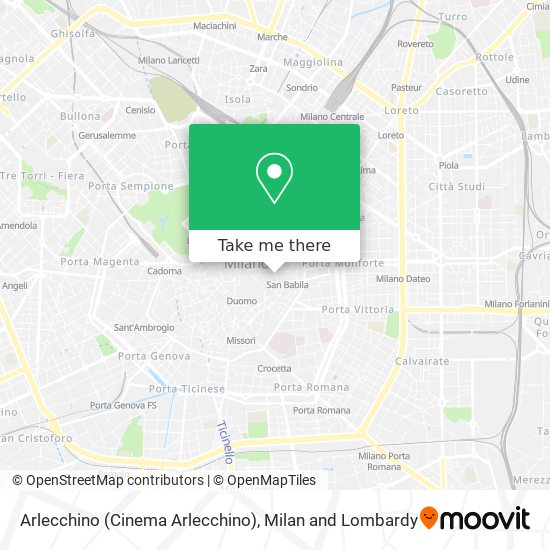 Arlecchino (Cinema Arlecchino) map