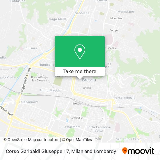 Corso Garibaldi Giuseppe 17 map