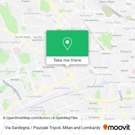 Via Sardegna / Piazzale Tripoli map