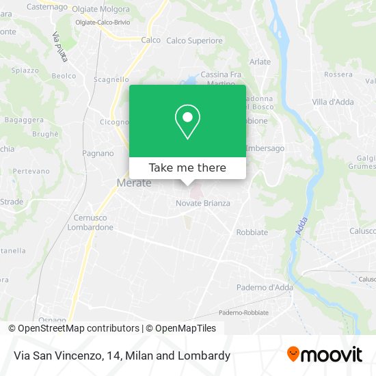 Via San Vincenzo, 14 map