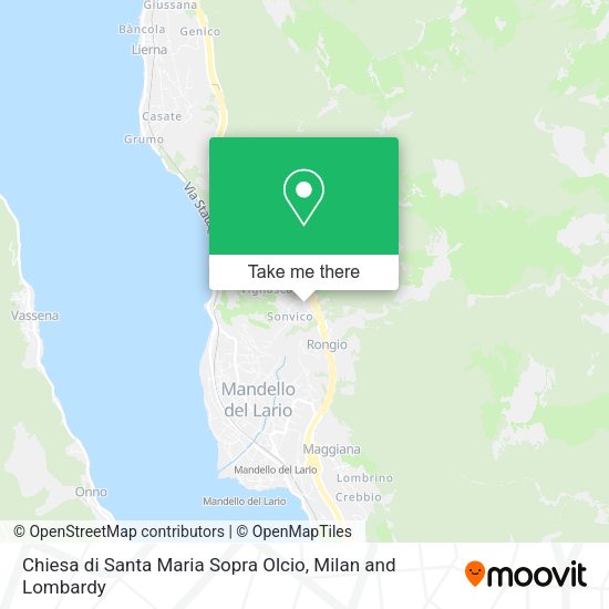Chiesa di Santa Maria Sopra Olcio map