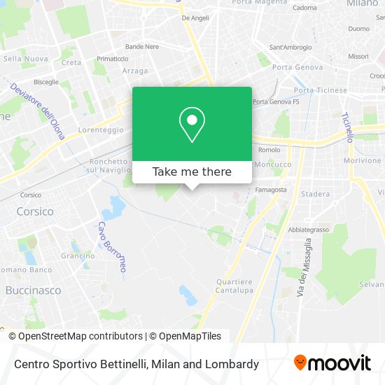 Centro Sportivo Bettinelli map