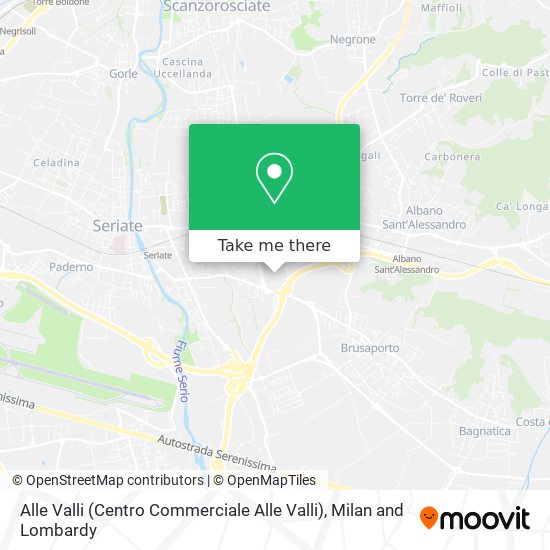 Alle Valli (Centro Commerciale Alle Valli) map