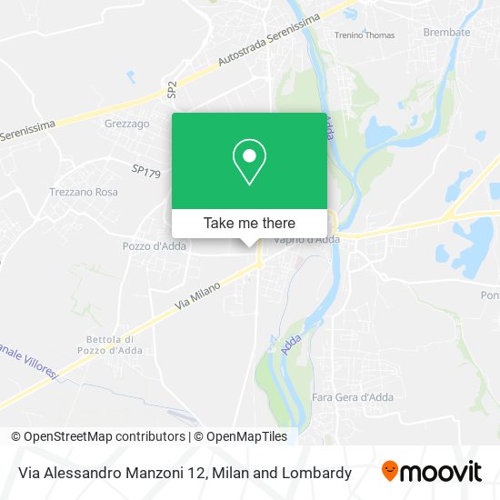 Via Alessandro Manzoni 12 map