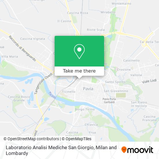 Laboratorio Analisi Mediche San Giorgio map