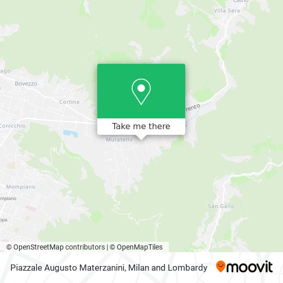 Piazzale Augusto Materzanini map
