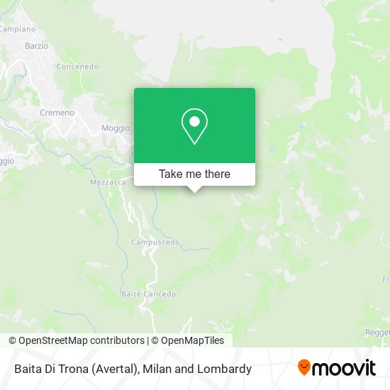 Baita Di Trona (Avertal) map