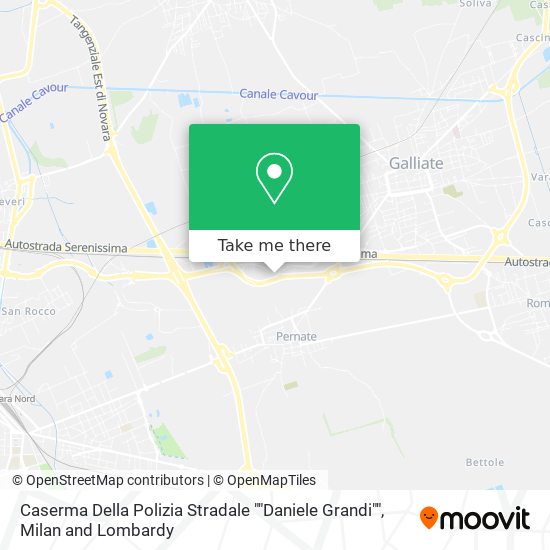 Caserma Della Polizia Stradale ""Daniele Grandi"" map