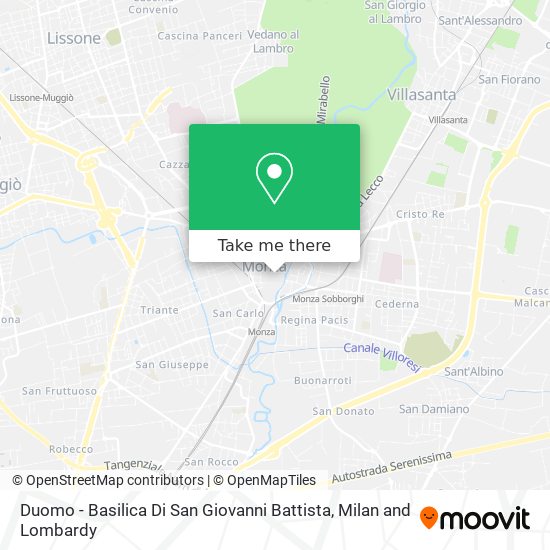 Duomo - Basilica Di San Giovanni Battista map