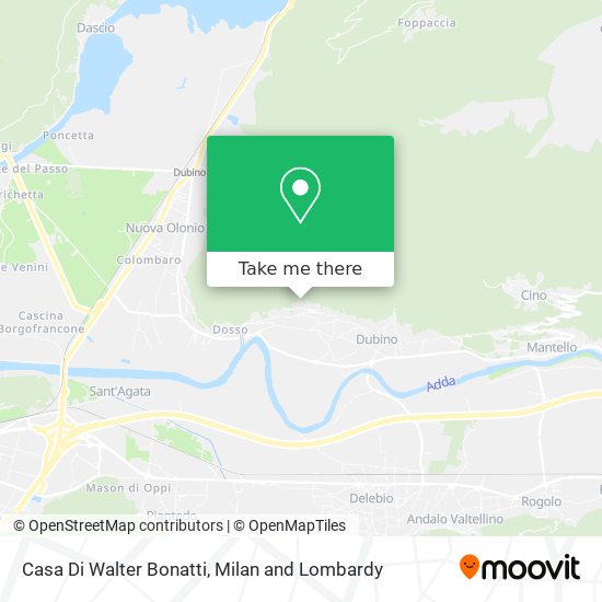 Casa Di Walter Bonatti map
