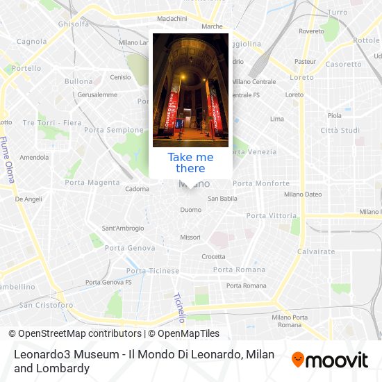 Leonardo3 Museum - Il Mondo Di Leonardo map