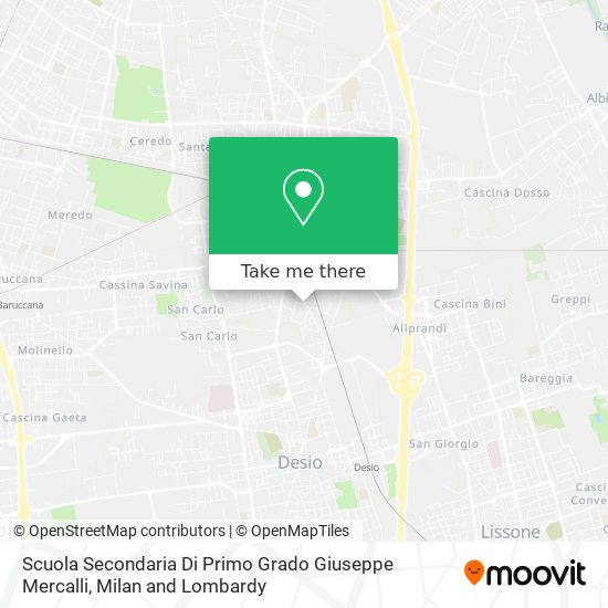 Scuola Secondaria Di Primo Grado Giuseppe Mercalli map