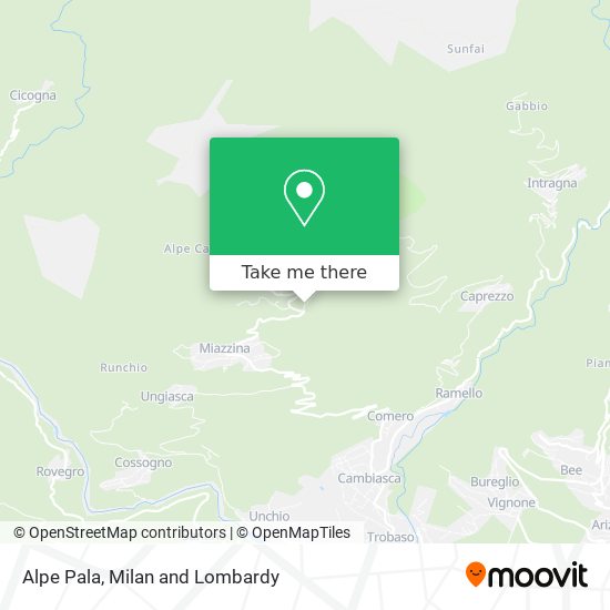 Alpe Pala map