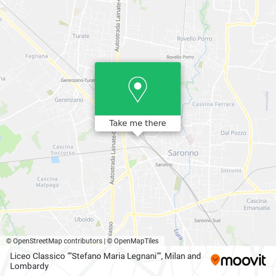 Liceo Classico ""Stefano Maria Legnani"" map