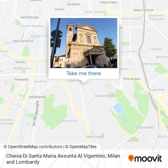 Chiesa Di Santa Maria Assunta Al Vigentino map