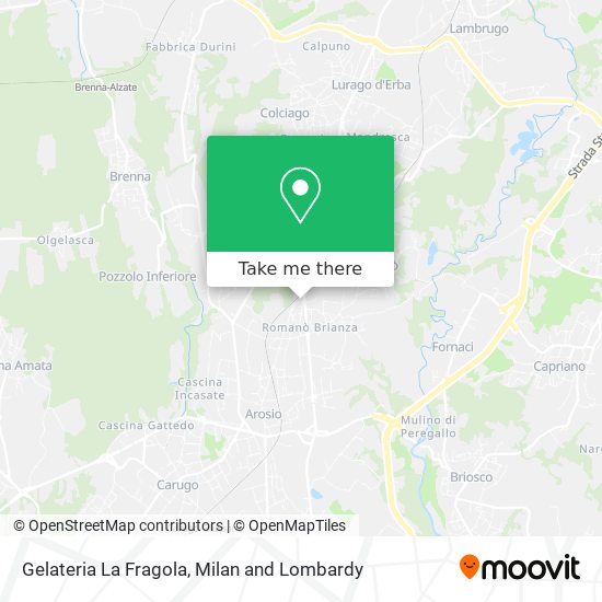 Gelateria La Fragola map