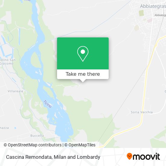 Cascina Remondata map